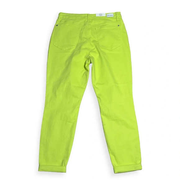 Judy Blue
Neon Lime Green High Waist Cuffed Slim Fit Jeans size 13/31 - Picture 5 of 10